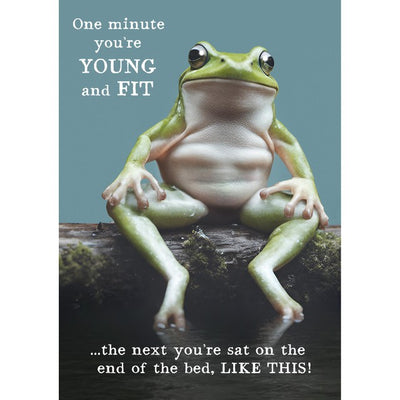 Pigment Animal Antics Frog Birthday Card