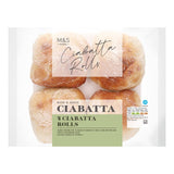 M&S ciabatta rolls 4 x 60g, imported from the UK