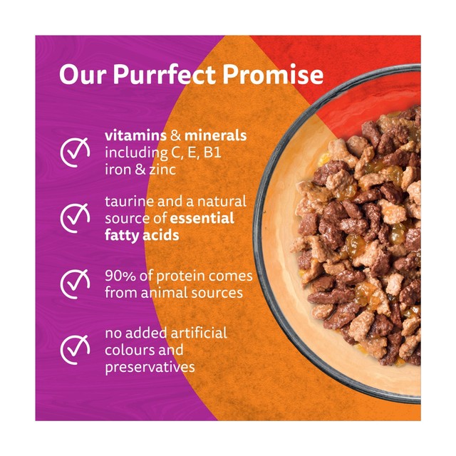 Whiskas Duo Meaty Combos cat food pouches 12 x 85g (British brand)
