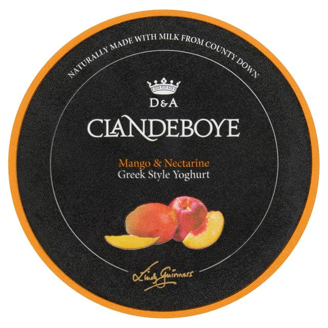 Clandeboye Mango Nectarine Greek Style Yogurt 150g