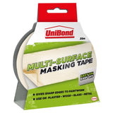 Unibond Easy on Easy Off Masking Tape 25mm x 25m (British brand)