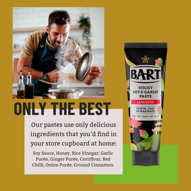 Bart Japanese Sticky Soy & Garlic Paste 80g - British product
