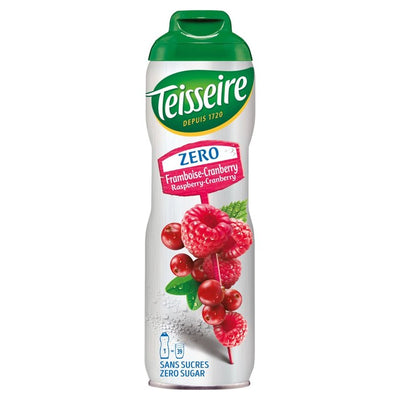 Teisseire Framboise et Canneberge 0% Sucre Boisson Concentrée 600ml