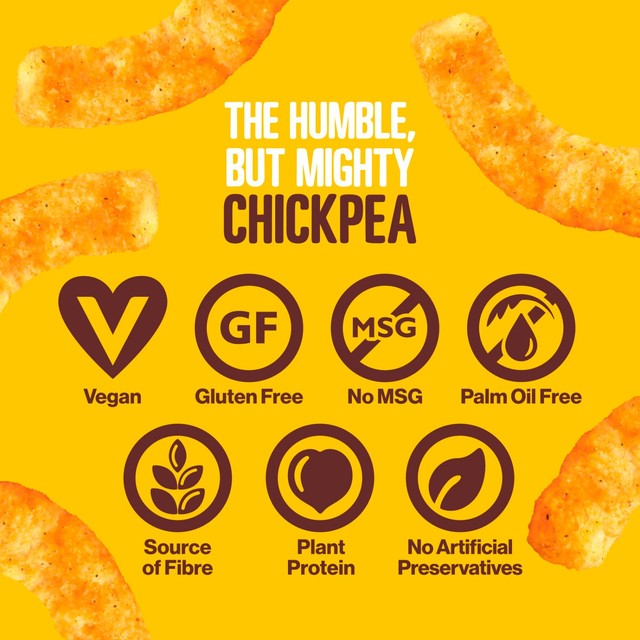 Hippeas chickpea puffs Take it Cheesy 5 x 15g multipack, UK version