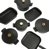 M&S cast aluminium roaster charcoal 34cm, imported from the UK