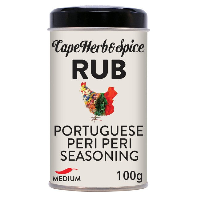 Cape Herb & Spice Portuguese Peri Peri seasoning rub 100g - British product