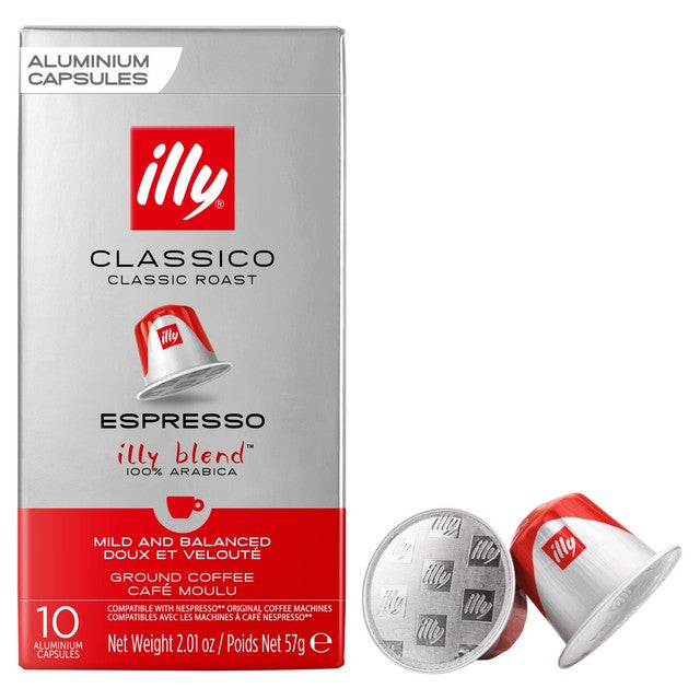 illy Classico Espresso Coffee Pods 10 Count, UK version