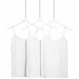 M&S women's cotton strappy vests white size 8 imported from the UK