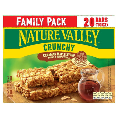 Nature Valley Crunchy Maple Syrup Cereal Bars Family Pack 10 x 42g
