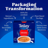 Tetley black tea bags 240 per pack (British brand)