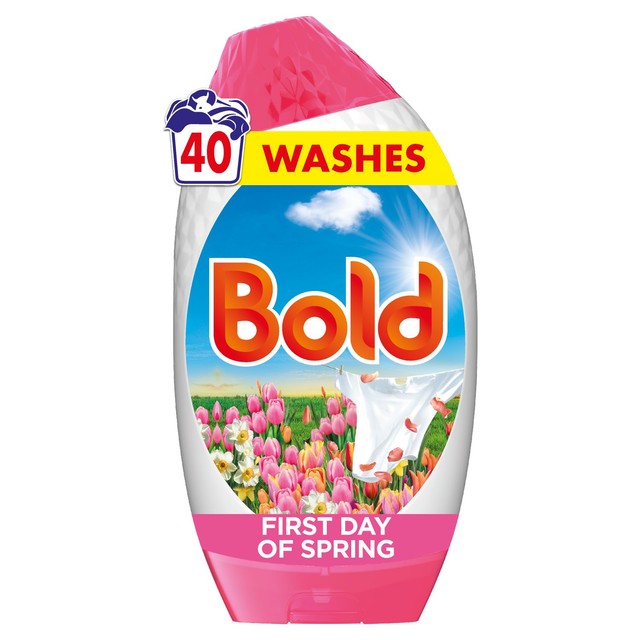 Bold 2-in-1 washing liquid gel Pink Blossom 40 washes - British product