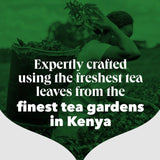 PG Tips decaf black tea bags 203g, imported from the UK