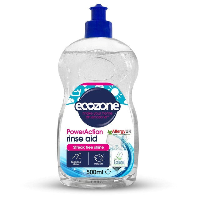 Ecozone PowerAction rinse aid 500ml - British product