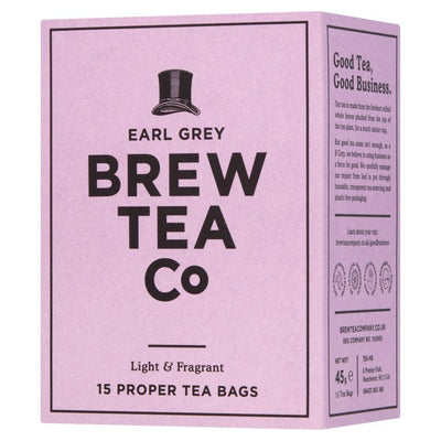 Brew Tea Co Earl Grey Tea Bags 15 Tea Bags