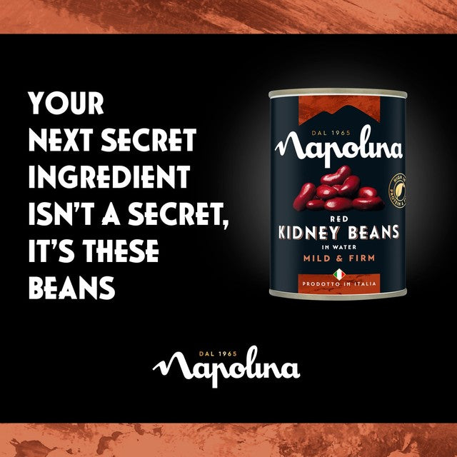 Napolina canned red kidney beans in water 400g, imported from the UK