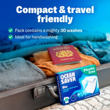 OceanSaver laundry detergent sheets 60 pack, imported from the UK