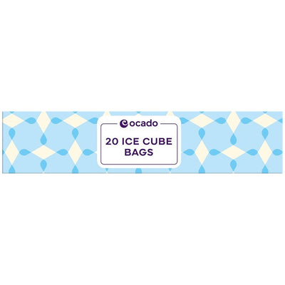 Ocado Ice Cube Storage Bags 20 count freezer packaging solution