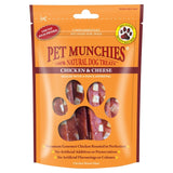 Pet Munchies chicken and cheese dog treats 100g, imported from the UK