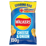Walkers Cheese  Onion Sharing Crisps 150g