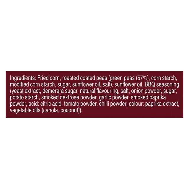 Graze Smoky BBQ Crunch pulses and corn snack 28g, UK version