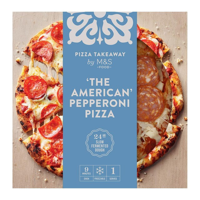 M&S American Pepperoni Pizza 255g, imported from the UK