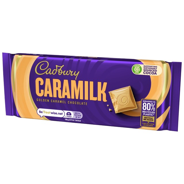 Cadbury Caramilk white chocolate bar 90g - British product