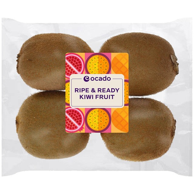 Ocado Ripe & Ready Kiwi Fruit 4 per pack, imported from the UK