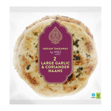 M&S garlic & coriander naan bread 260g, imported from the UK