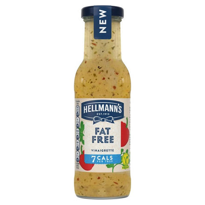 Hellmann's Fat Free Vinaigrette with Red Pepper and Herbs Salad Dressing 250ml