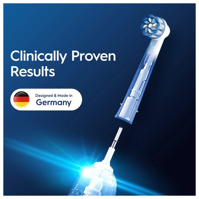 Oral-B Sensitive Clean toothbrush heads 4 pack, imported from the UK