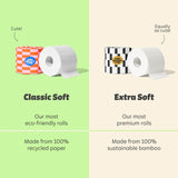 Who Gives a Crap extra soft toilet paper 16 pack (British brand)