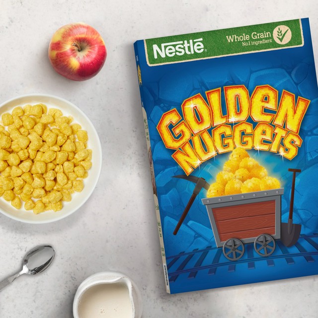 Nestle Golden Nuggets honey cereal 375g, UK version