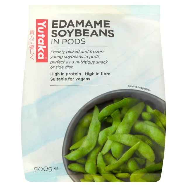 Yutaka Frozen Edamame in Pod 500g (British brand)