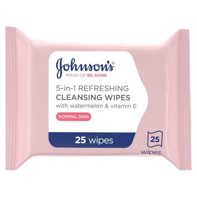 Johnson's cleansing wipes with spring flowers fragrance 25 wipes, UK version