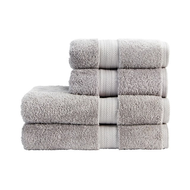 Christy hand towel Dove Grey 50x100cm - British product