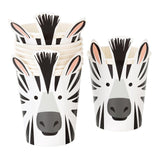 Talking Tables zebra paper cups 250ml (British brand)