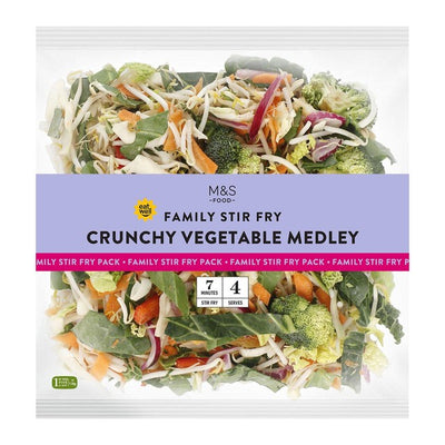 Marks & Spencer Family Crunchy Veg Medley Stir Fry Pack 550g