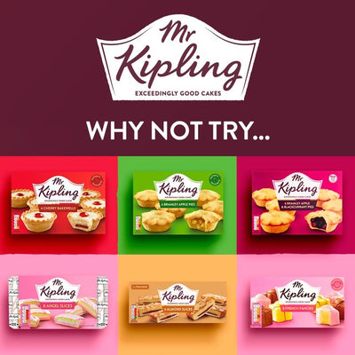 Gâteaux Mr Kipling French Fancies, lot de 8