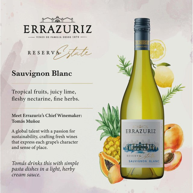 Errazuriz Sauvignon Blanc white wine 75cl - British product