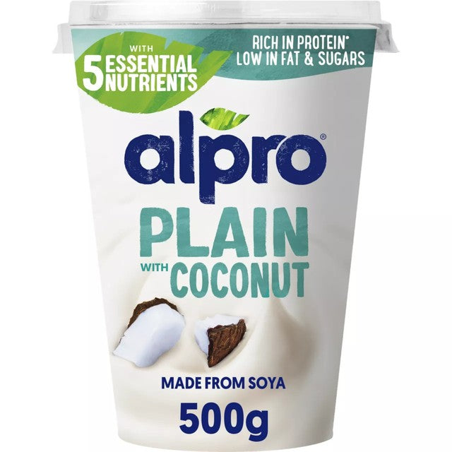 Alpro plain coconut yoghurt alternative 500g - British product