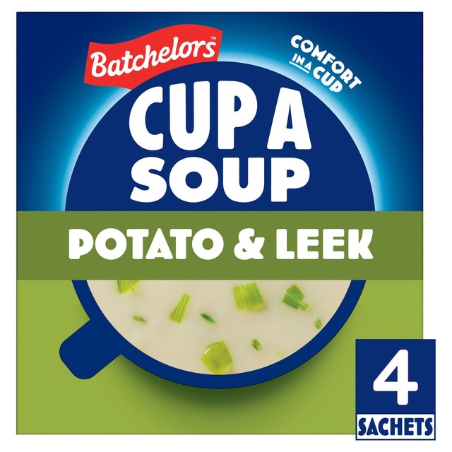 Batchelors potato & leek cup soup 107g - British product