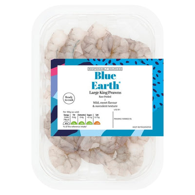 Blue Earth Raw King Prawns Ready To Cook 150g