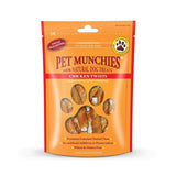 Pet Munchies chicken twists dental dog treats 80g, imported from the UK