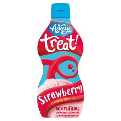 Sauce dessert saveur fraise Askeys Treat 325g