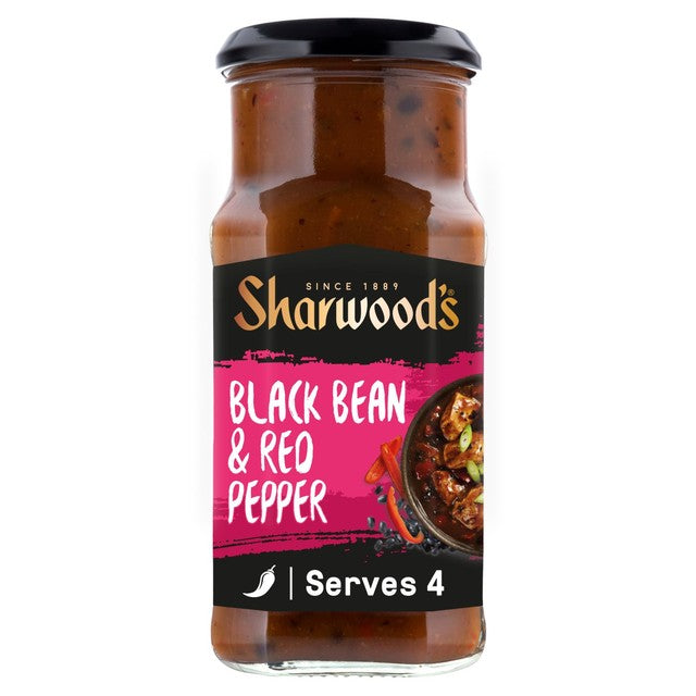 Sharwood's Stir Fry Black Bean Red Pepper Sauce 425g (British brand)