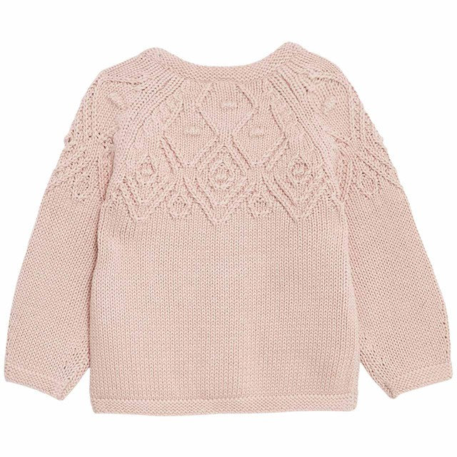 M&S Girls Cardigan Pink 0-3 Months, imported from the UK