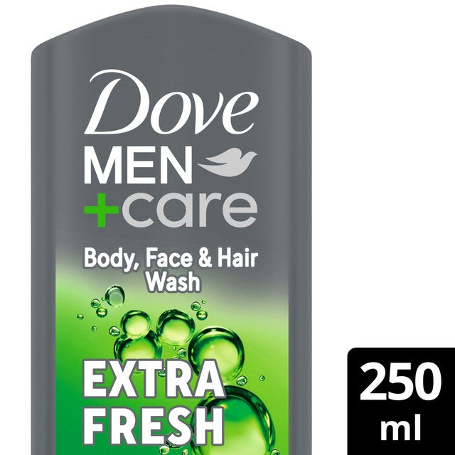 Dove Men+Care Fresh Awake Body & Face Wash 250ml - British product