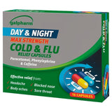 Galpharm cold and flu day and night capsules 16 pack, UK version