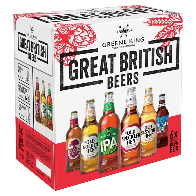 Greene King beer collection 6 x 500ml, UK version