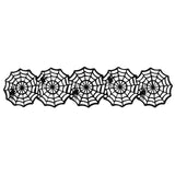 Unique Party spider web felt Halloween table runner 2.62ft (British brand)